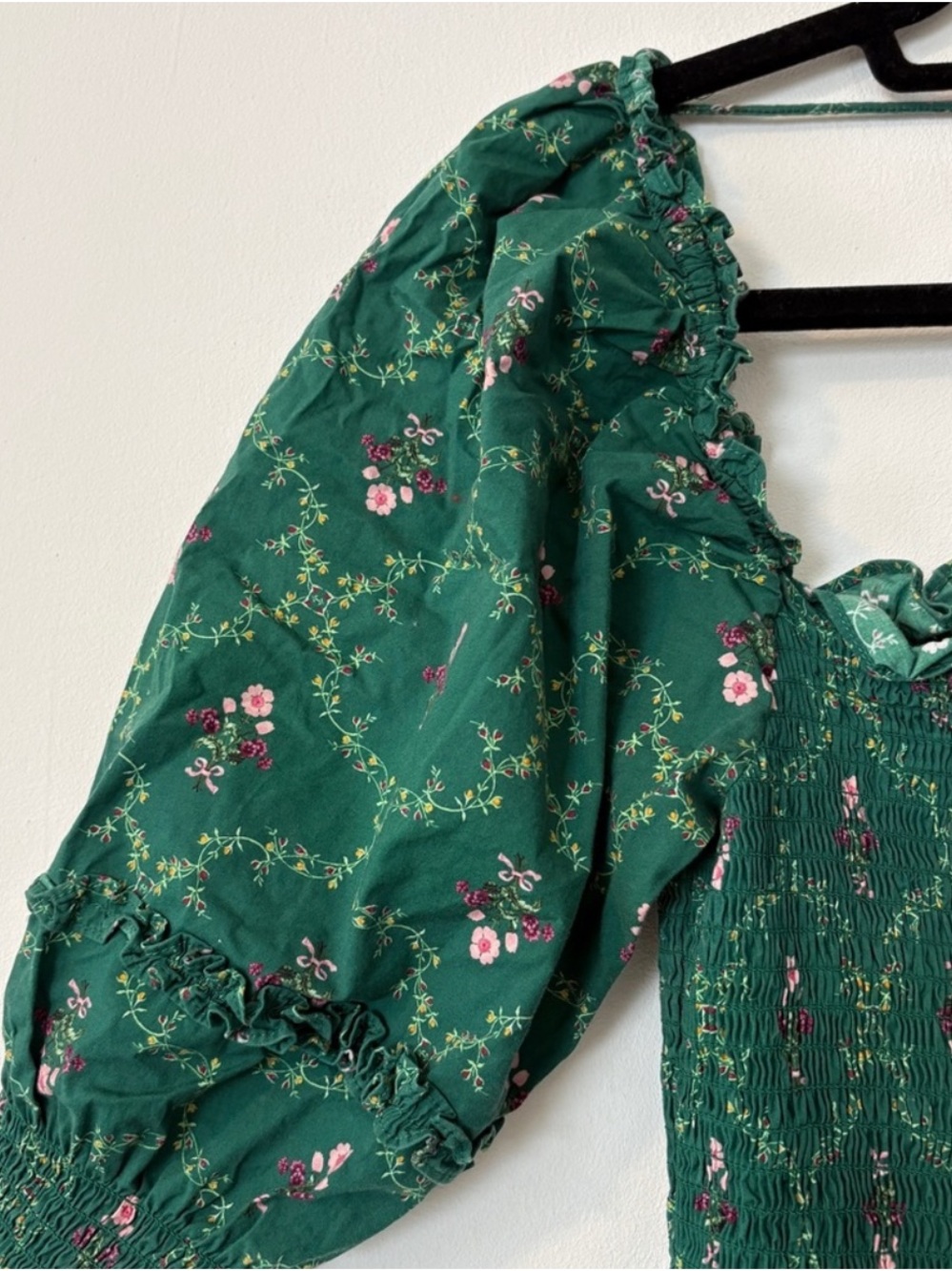 Hill House Ellie Nap Dress
Emerald Trellis, size small - Picture 4 of 8